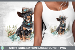 GorgeousWestern Cowboy Dogs Shirt design.