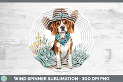 GorgeousWestern Cowboy Dogs Wind Spinner design.