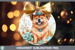 GorgeousWestern Cowboy Dogs Ornament design.