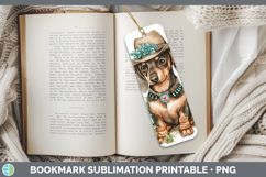 GorgeousWestern Cowboy Dogs Bookmark design.