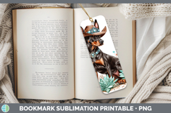 GorgeousWestern Cowboy Dogs Bookmark design.