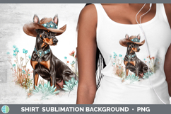 GorgeousWestern Cowboy Dogs Shirt design.
