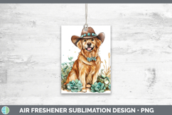 GorgeousWestern Cowboy Dogs Air Freshener design.