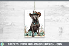 GorgeousWestern Cowboy Dogs Air Freshener design.
