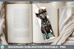 GorgeousWestern Cowboy Dogs Bookmark design.