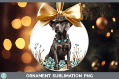 GorgeousWestern Cowboy Dogs Ornament design.