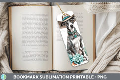 GorgeousWestern Cowboy Dogs Bookmark design.