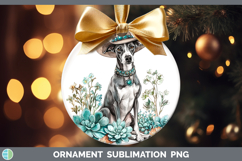GorgeousWestern Cowboy Dogs Ornament design.