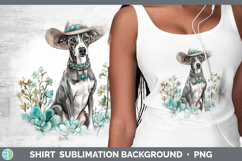 GorgeousWestern Cowboy Dogs Shirt design.