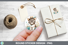 GorgeousWestern Cowboy Dogs Stickers design.