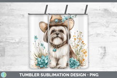 GorgeousWestern Cowboy Dogs Tumbler design.
