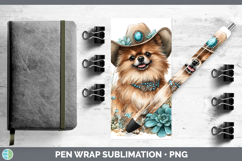 GorgeousWestern Cowboy Dogs Pen Wrap design.
