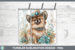 GorgeousWestern Cowboy Dogs Tumbler design.