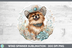 GorgeousWestern Cowboy Dogs Wind Spinner design.