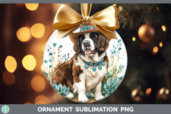 GorgeousWestern Cowboy Dogs Ornament design.