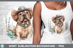 GorgeousWestern Cowboy Dogs Shirt design.