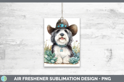 GorgeousWestern Cowboy Dogs Air Freshener design.
