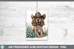 GorgeousWestern Cowboy Dogs Air Freshener design.
