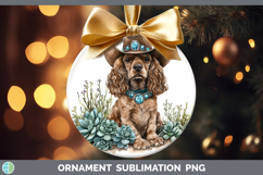 GorgeousWestern Cowboy Dogs Ornament design.