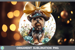 GorgeousWestern Cowboy Dogs Ornament design.