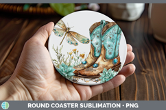 GorgeousWestern Cowboy Round Coaster design.