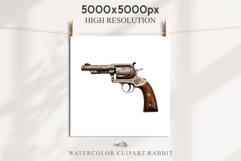 Western Cowboy Gun Revolver Wild West Vintage Clipart Decor Art Image Watercolor Transparent Print illustration sublimation creepy printable digital  watercolor Western Cowboy Stetson Hat, Wild West clipart, vintage Gun Revolver decoration art image