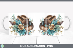 GorgeousWestern Cowboy Mug Wrap design.