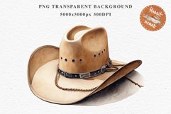 Western Cowboy Stetson Hat Wild West Vintage Clipart Decor Art Image Watercolor Transparent Print illustration sublimation creepy printable digital watercolor Western Cowboy Stetson Hat, Wild West clipart, vintage american decoration art image