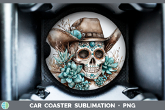 GorgeousWestern Cowboy Car Coaster design.