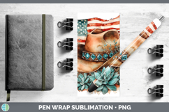 GorgeousWestern Cowboy Pen Wrap design.