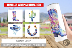 Western Cowgirl Tumbler Product Image 1