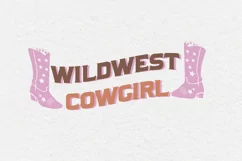 Western Cowgirl Western Quote SVG Design Product Image 1