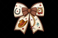 western cowgirl bow, coquette bow clipart, rodeo theme bow, cowgirl design art, digital bow design, rustic western bow, country bow art, western design clipart, coquette bow art, cowgirl sublimation design