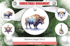 Western Cowgirl Ornament Product Image 1