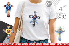 Western Cross Sublimation Product Image 1