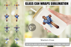 Western Cross Glass Can Product Image 1