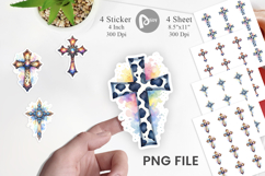 Western Cross Sticker Product Image 1