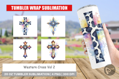 Western Cross Tumbler Product Image 1