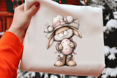 Western Easter Bunny Clipart Product Image 2