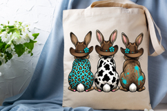 Western Easter Day Bunny Png Product Image 3