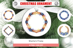 Western Frame Ornament Product Image 1