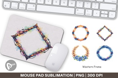 Western Frame Mouse Pad Product Image 1