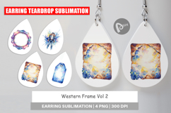 Western Frame Earring Product Image 1