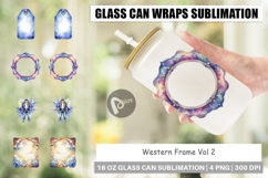 Western Frame Glass Can Product Image 1