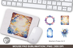 Western Frame Mouse Pad Product Image 1