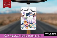 Ghost Air Freshener PNG - Western Halloween PNG Sublimation Product Image 1