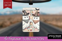 Ghost Air Freshener PNG - Western Halloween PNG Sublimation Product Image 1