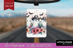 Ghost Air Freshener PNG - Western Halloween PNG Sublimation Product Image 1
