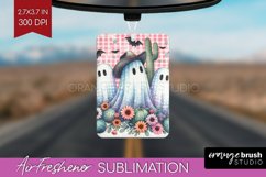 Ghost Air Freshener PNG - Western Halloween PNG Sublimation Product Image 1