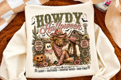 Western Halloween Highland Cow Png,Howdy Halloween Design Product Image 3